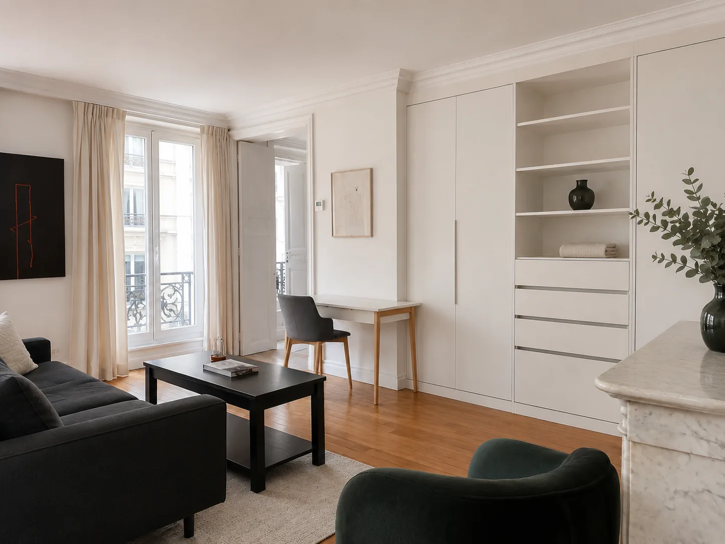 État des lieux au retour — Paris 11e, T2 42 m²